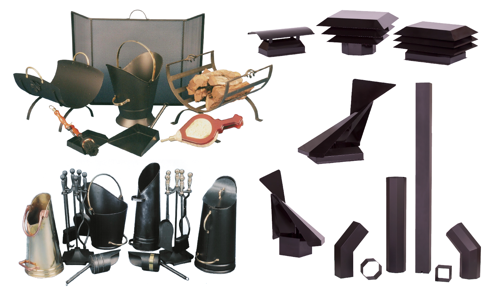 Freestanding fireplace range and fireplace accessories in Overberg